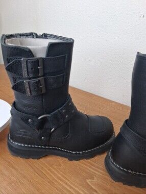 Harley-Davidson Addie Buckle Studded Motorcycle Boots